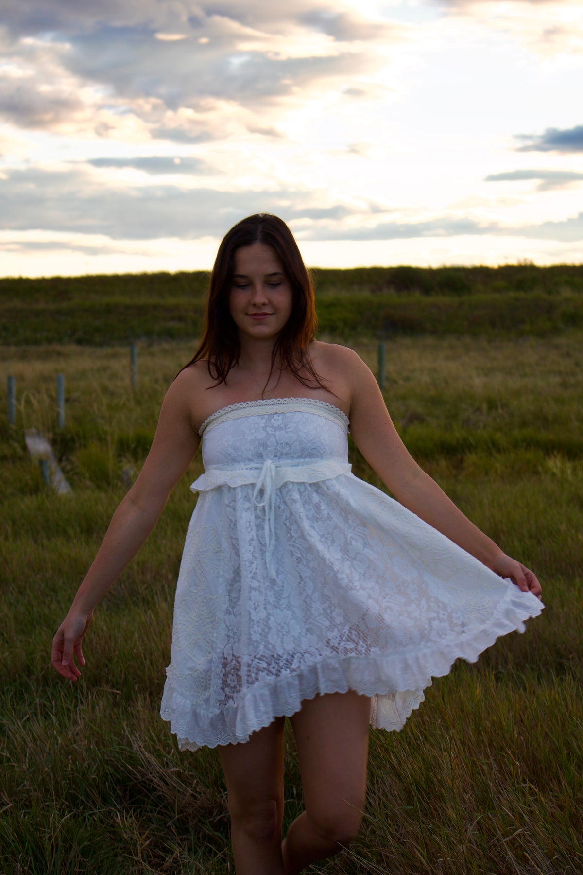 Eyelet Three Ways Skirt