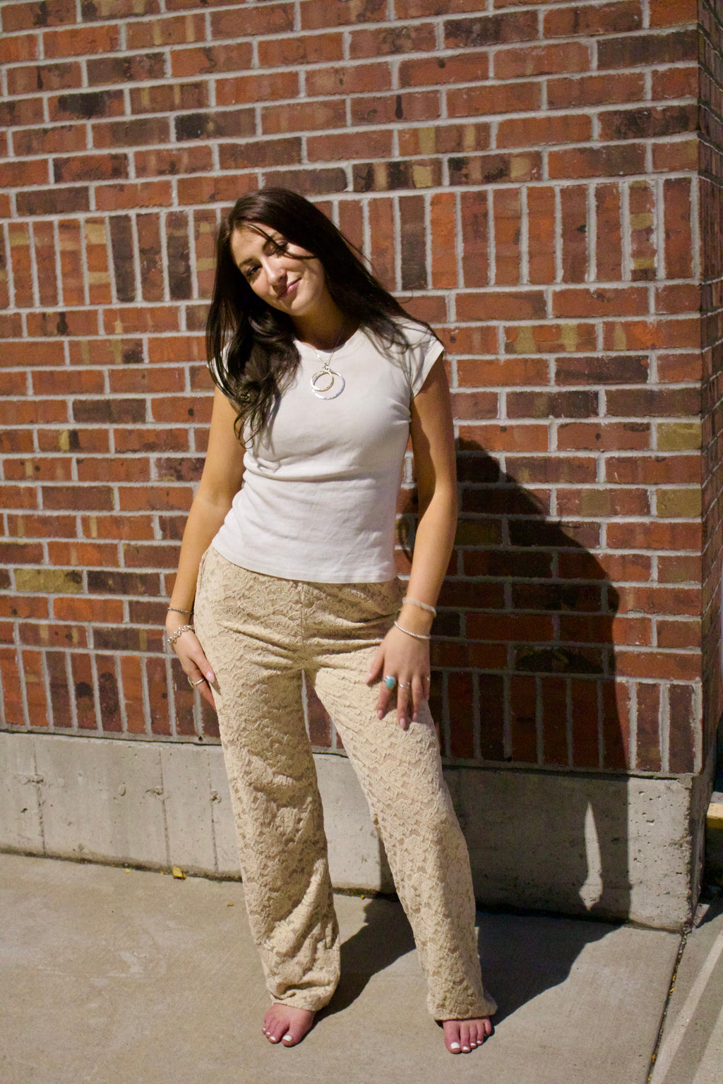 Sunday Stroll Lace Pants