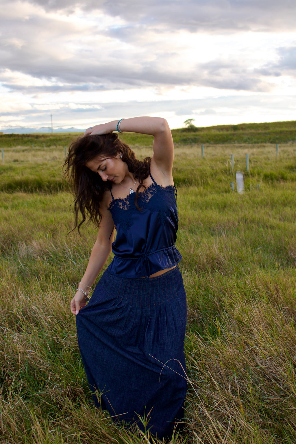 Prairie Denim Skirt
