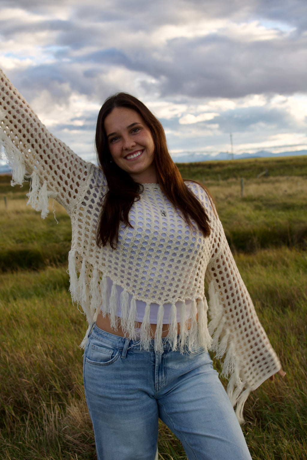 Campfire Fringe Knit
