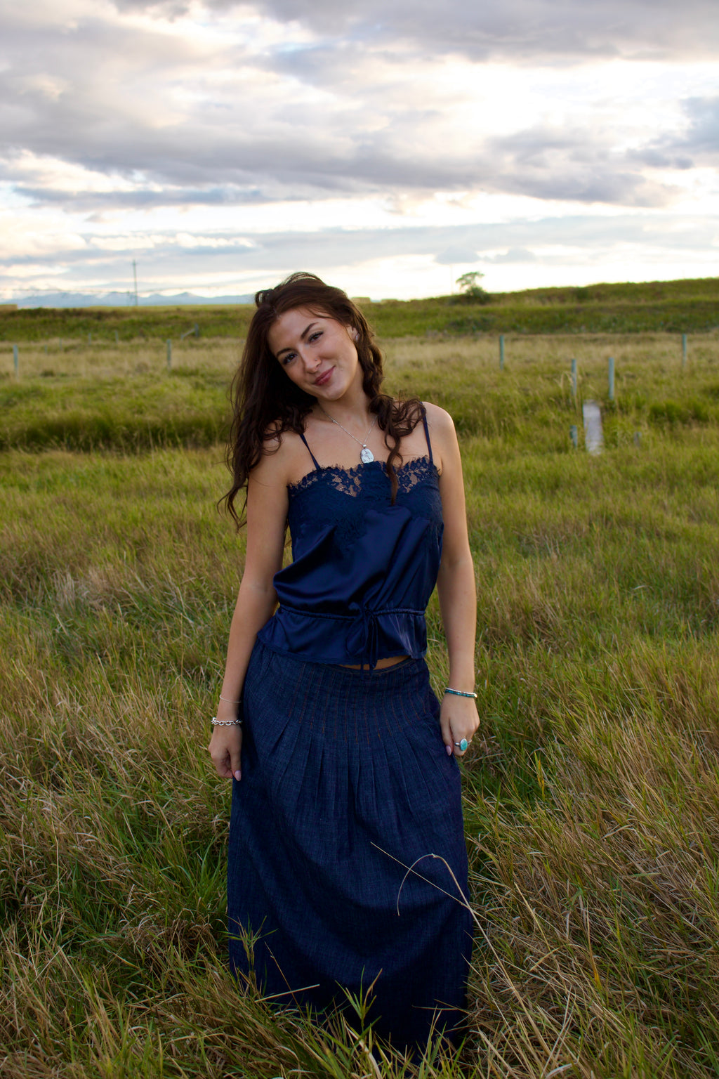 Prairie Denim Skirt