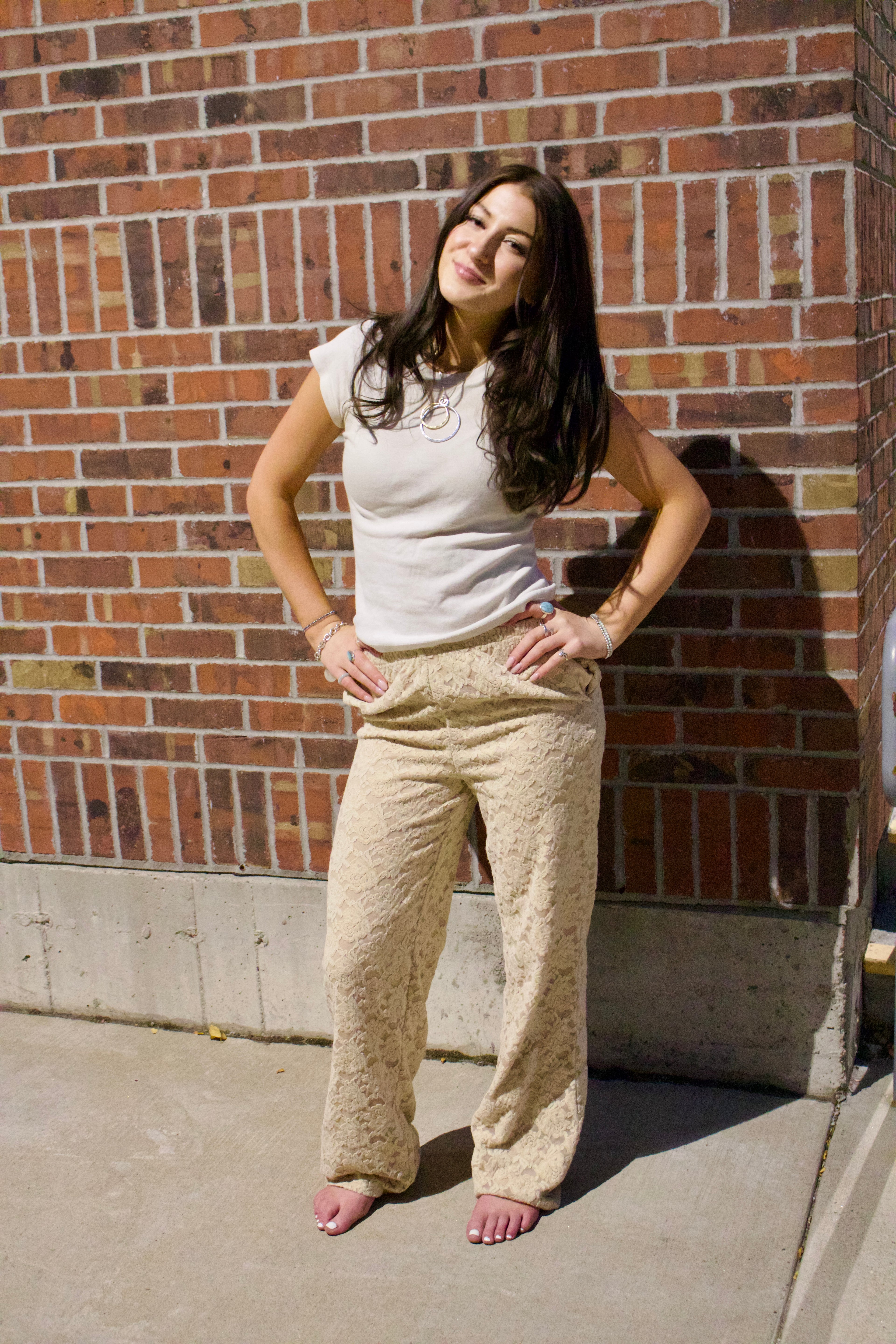 Sunday Stroll Lace Pants
