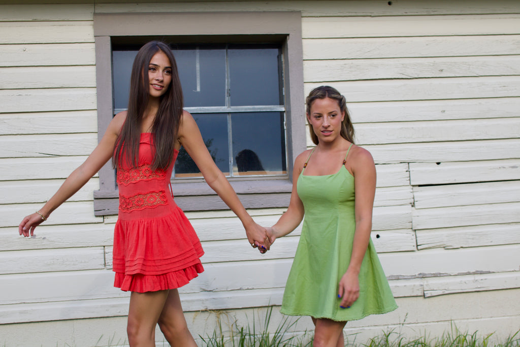 Olive Bead Dress