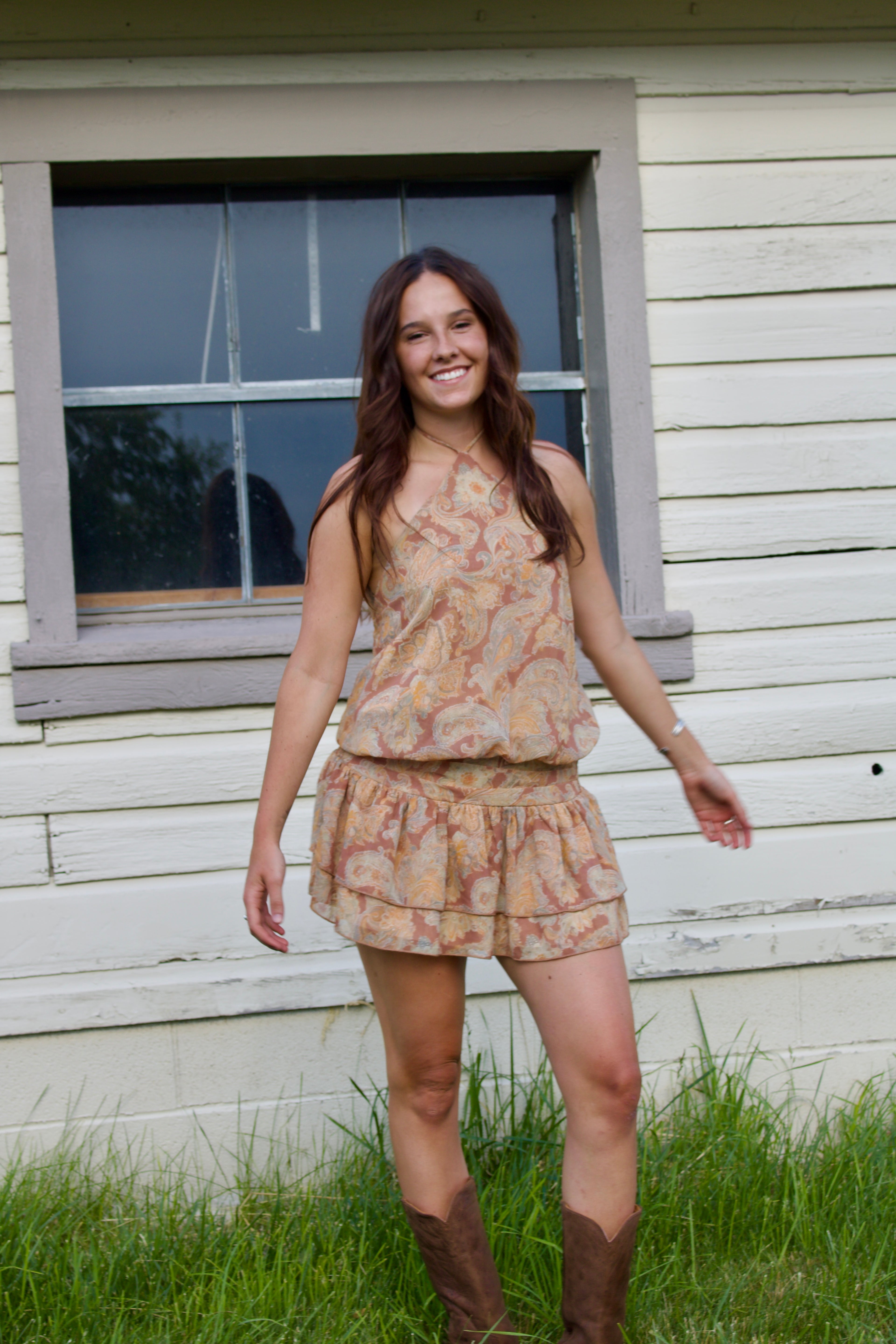 Pretty In Paisley Dress