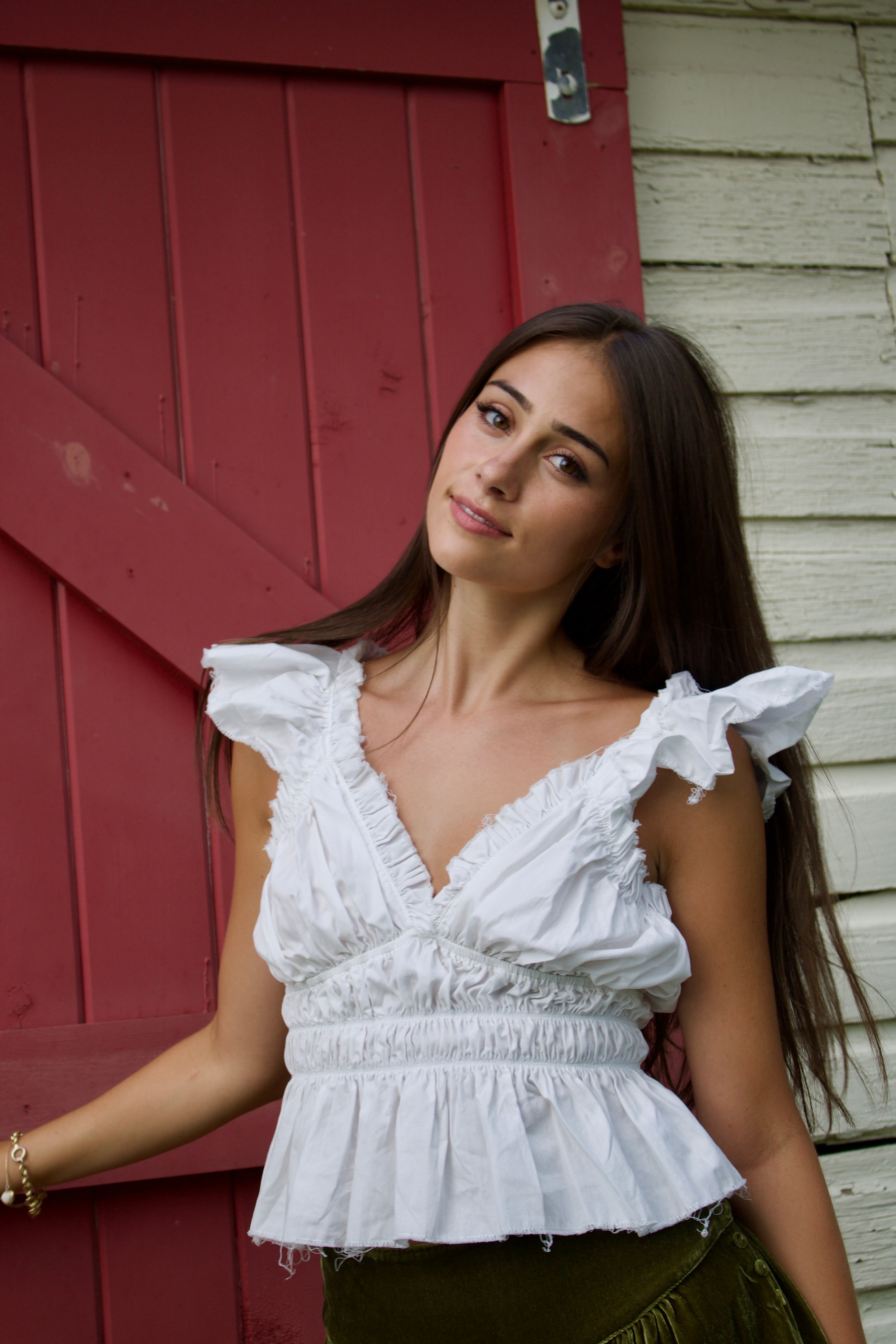 White Poplin Blouse