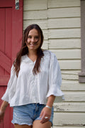 Lace Ruffle Blouse