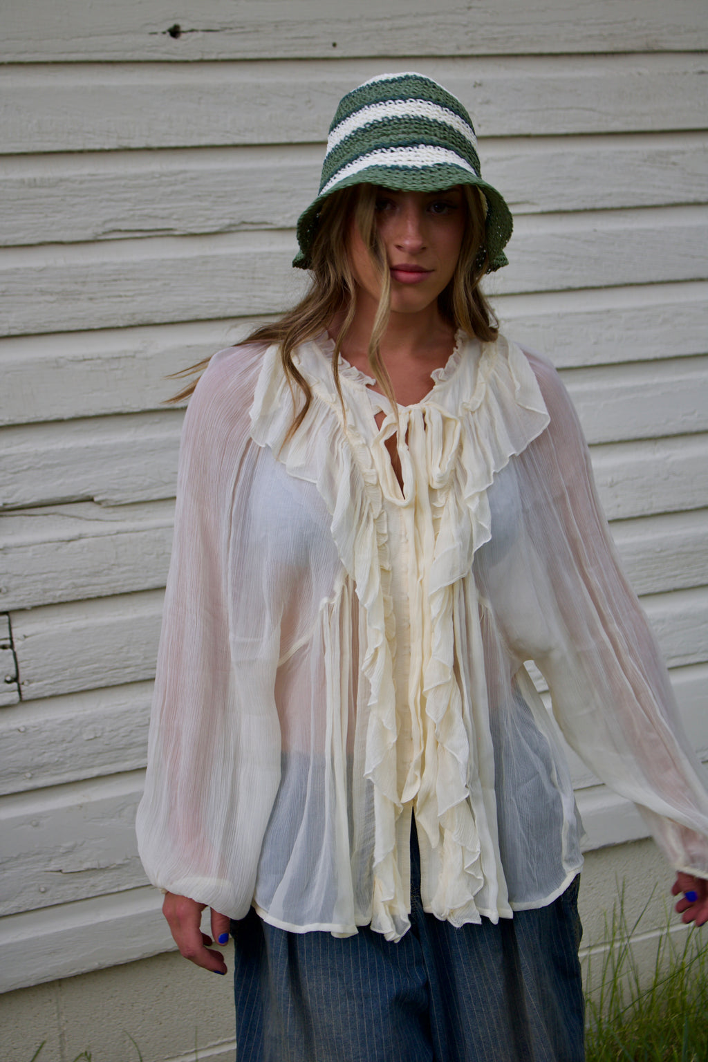 Hamilton Cream Blouse