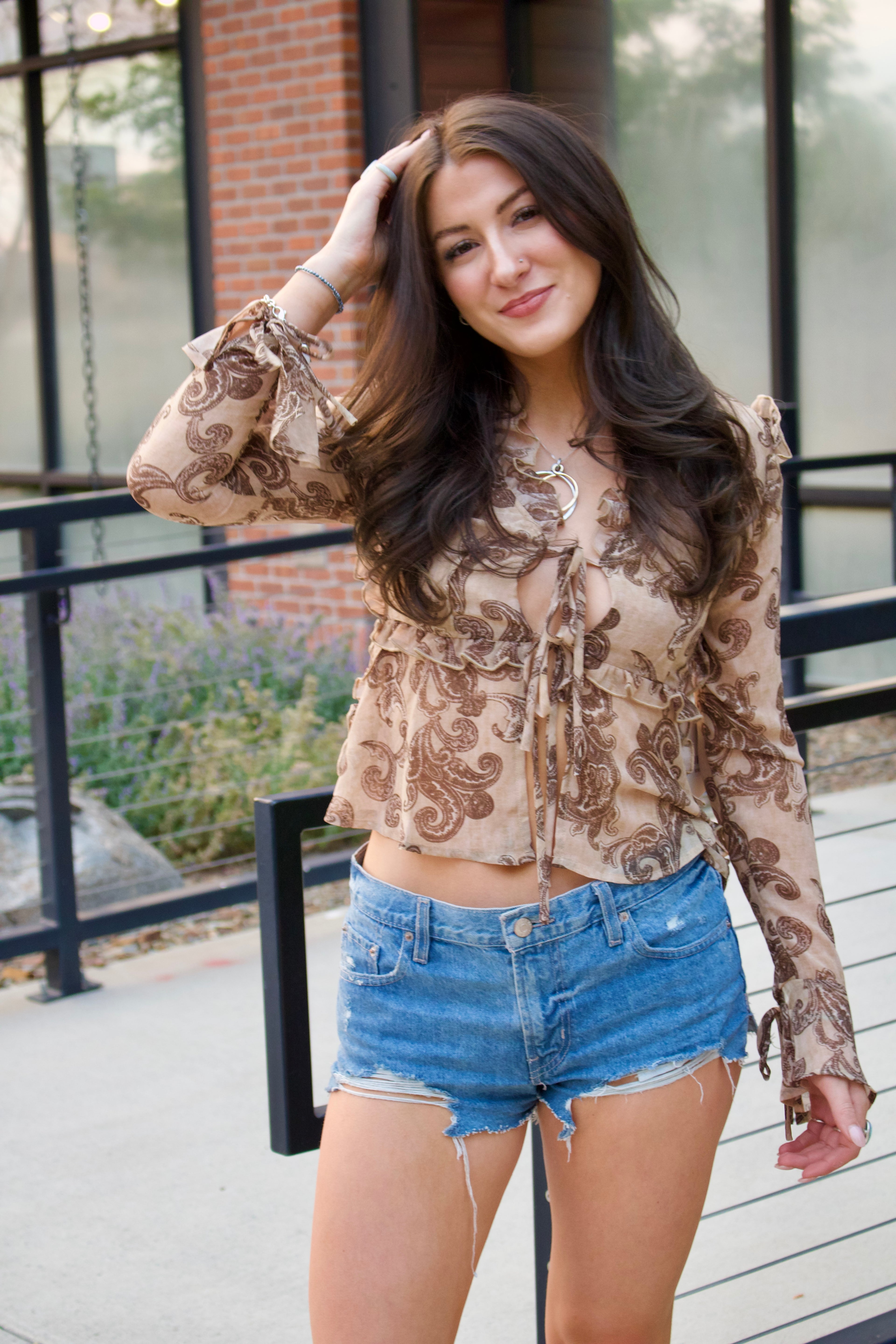 Back in The Saddle Blouse