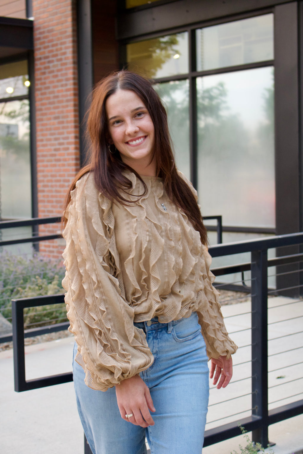 Tumbleweed Ruffle Blouse