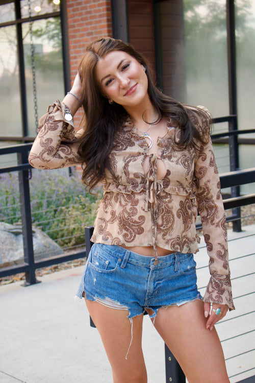 Back in The Saddle Blouse