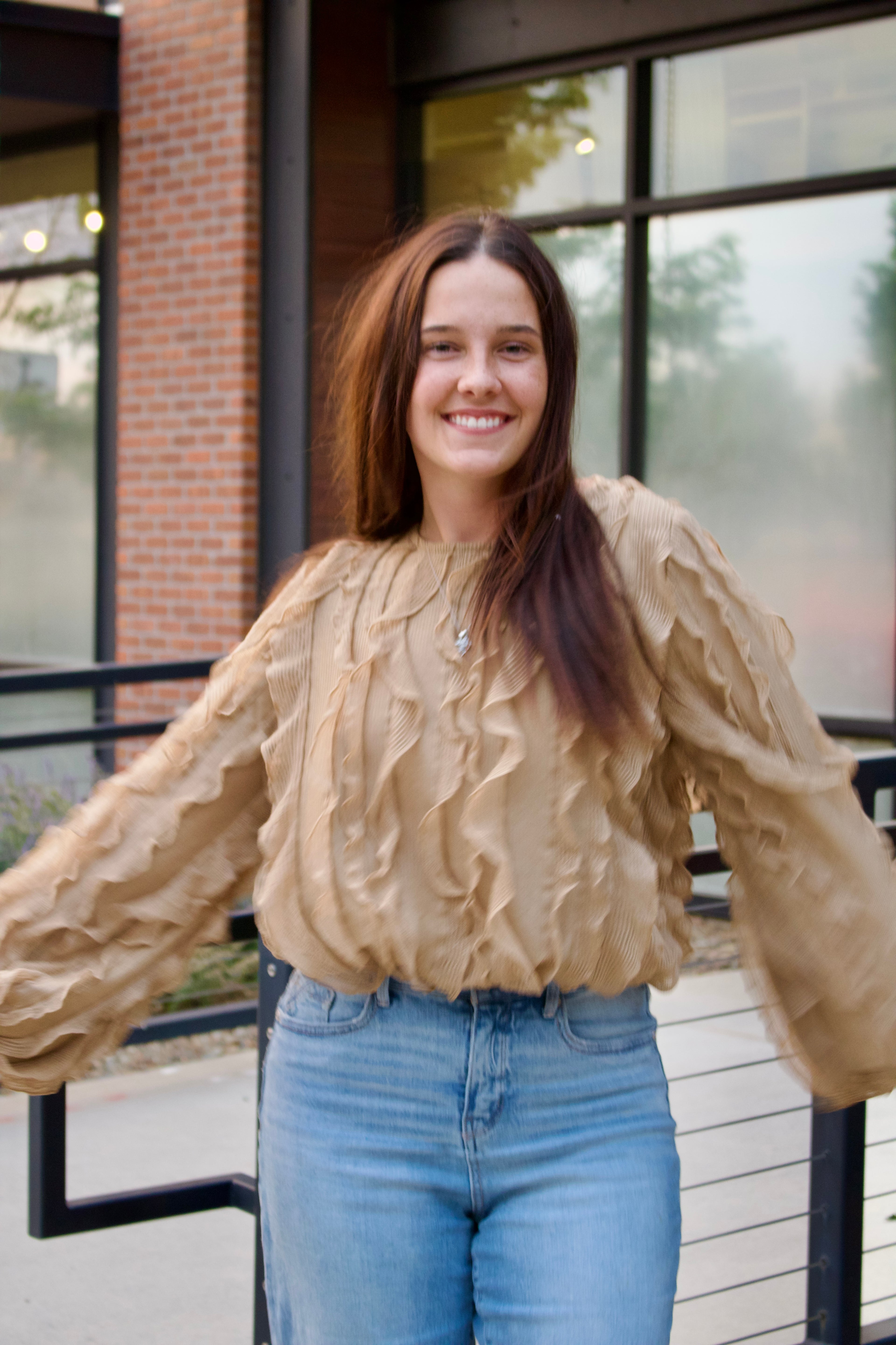 Tumbleweed Ruffle Blouse
