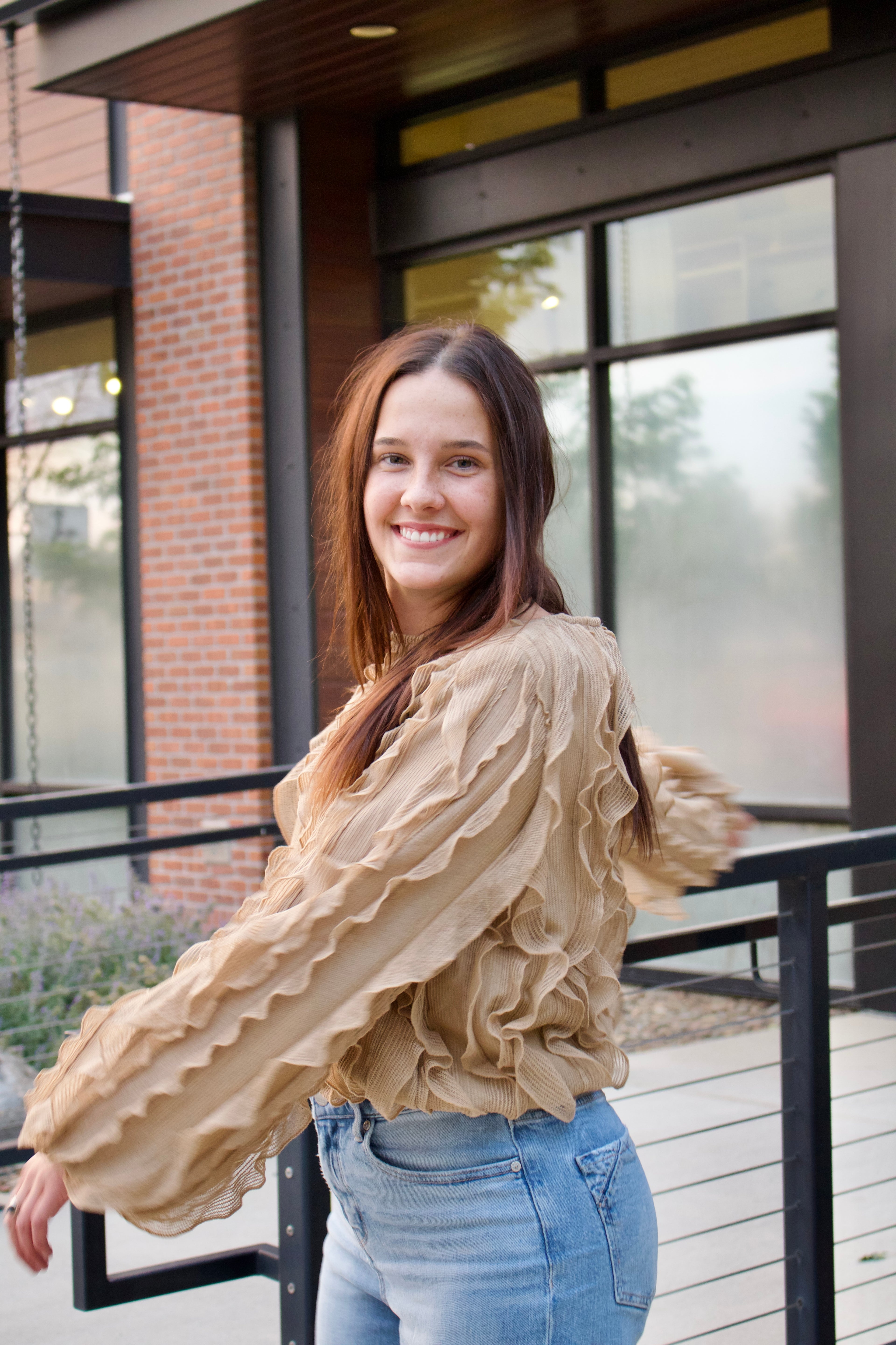 Tumbleweed Ruffle Blouse