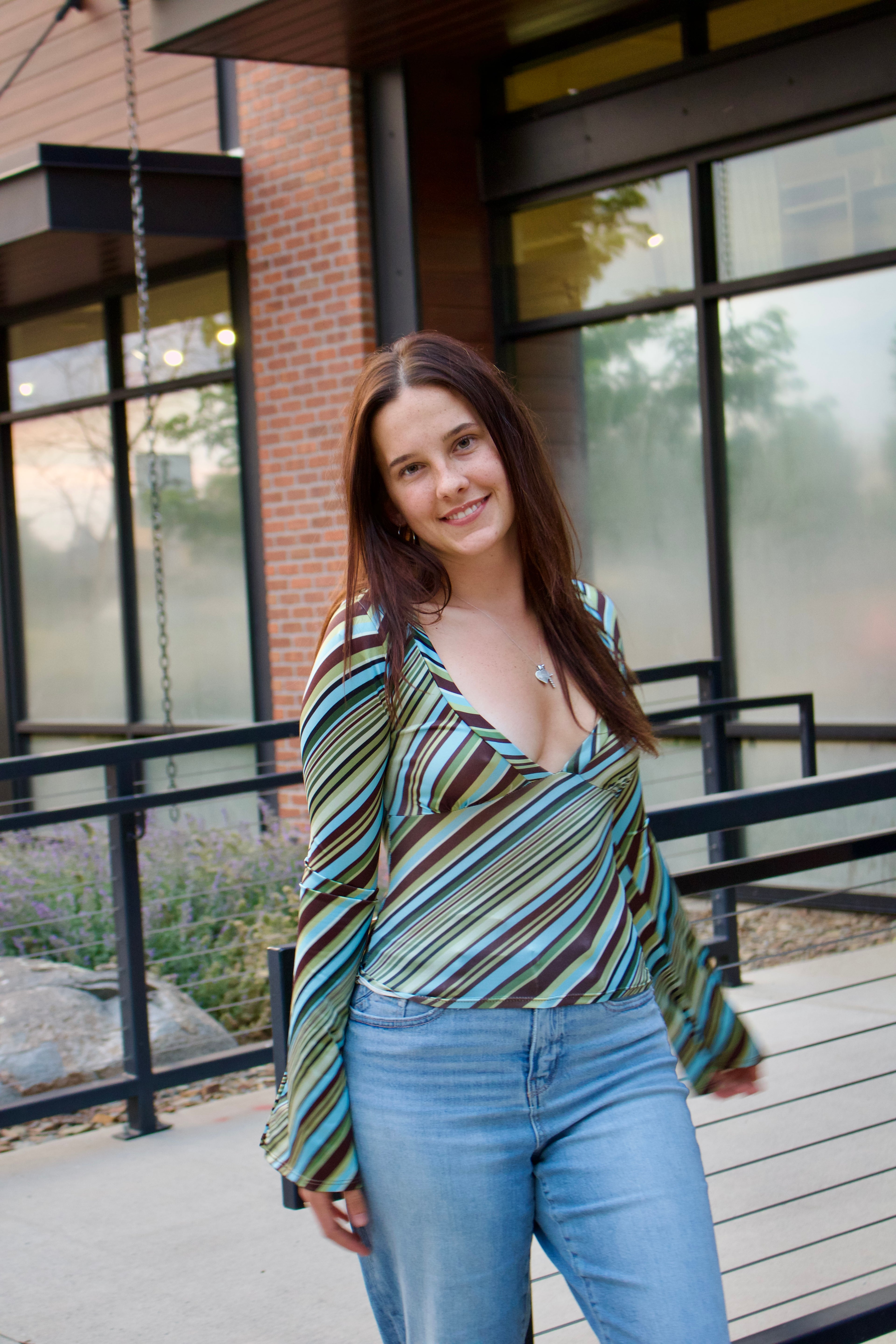 Ribbon Turquoise Top